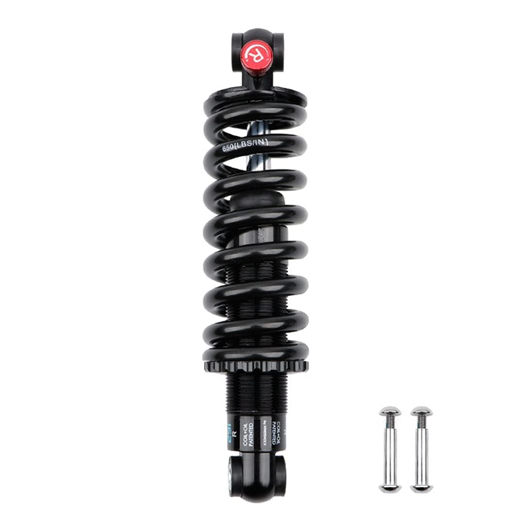 Amortiguadores Traseros de Bicicleta 165 mm 190 mm Amortiguadores Ajustables Bicicleta de montaña Resorte de Descenso 125 mm 150 mm para Bicicleta eléctrica MTB XC