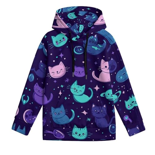 Sweat à capuche chat enfant : idée cadeau anniversaire garçon et fille