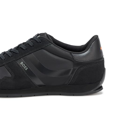 Image of BOSS Mens Levon Lace Up Low Profile Sneakers | Casual Shoes