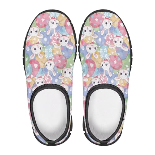 Easter Print Running Shoes Polyester Fabric Sneakers for Boys and Girls Breathable Casual Shoes Laceless Lightweight Shoes2