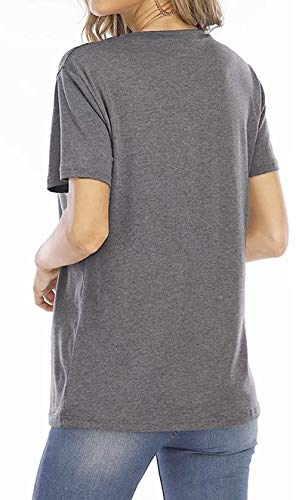 Image of Women Happy Easter T Shirt Bunny Rabbit Graphic T-Shirt Funny Letter Printed Shirts Short Sleeve Tops