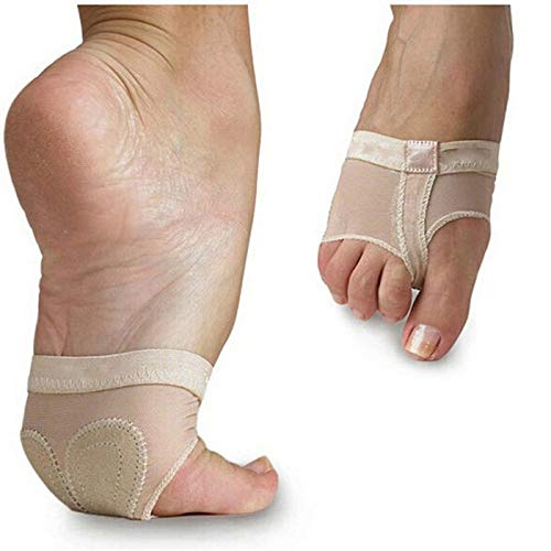 MIKIBANA Women's Half Sole Dance Shoes Lyrical Bare Foot Thong Dance PAW Shoes