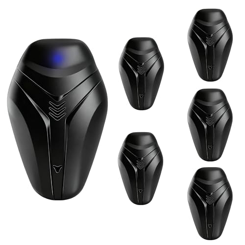 Ultrasonic Pest Repeller, Mouse Repellent, Indoor Silent Electronic Rat Deterrent Plug In, Pest Control for Mouse, Mice, Ants, Spider, Fly, Bed bug and Other Rodents (6PCS, Black)