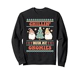 Photo Gallery chillin with my gnomies carino gnomo di natale xmas holiday felpa Photo Gallery chillin with my gnomies carino gnomo di natale xmas holiday felpa