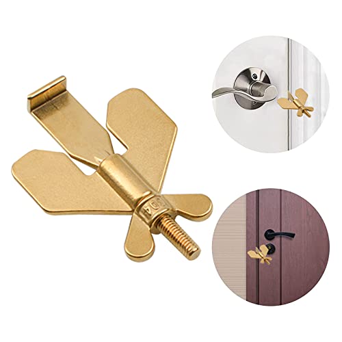 INCREWAY Portable Security Device, Stainless Steel Travel Lock Without Drilling, Anti-Theft for Home Hotel