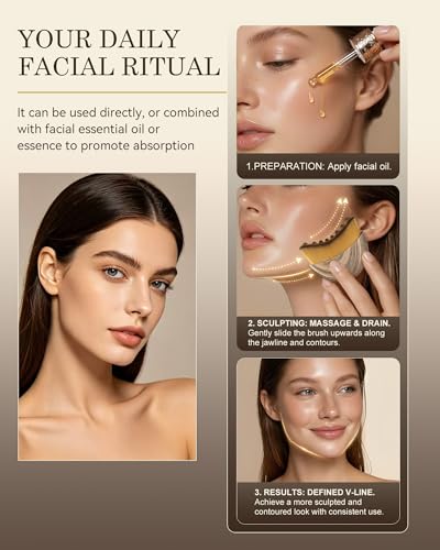 Lymphatic Contour Face Brush--2 Pcs DROPS TO (brown only) - image 5