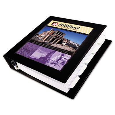 Avery Heavy-Duty Framed View 3-Ring Binder, 3" EZD Rings, 1 Black Binder (68037), 3 Inch - Image 4