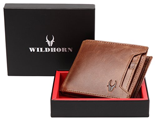 Image of WildHorn RFID Protected Leather Wallet for Men