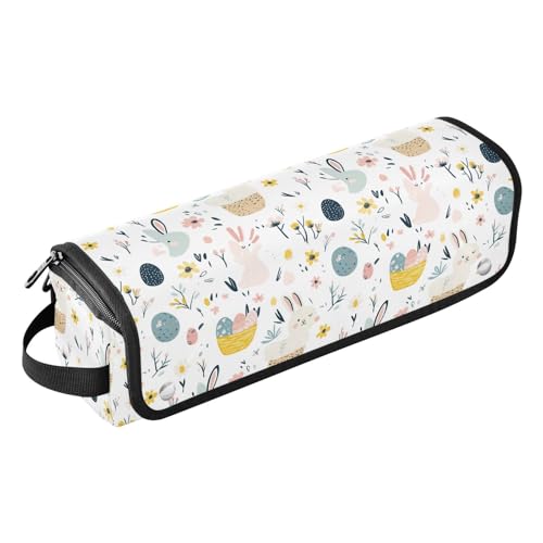 Bolsa de viaje resistente al calor Flowers Chick Marble para planchas, rizadores y accesorios de cuidado del cabello, organizador portátil miniatura 1
