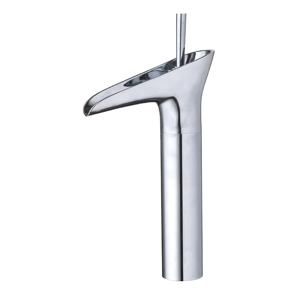 Mitigeur cascade à levier unique robinet or rose pour salle de bain