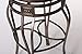 Hillsdale Montello Backless Swivel Bar Stool with Wood Panel, Barstool, Old Steel