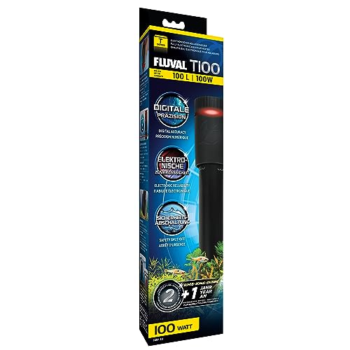 Fluval T100 - Chauffage électronique submersible pour aquariums de...