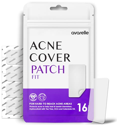AVARELLE Acne Pimple Patch FIT Absorbing Hydrocolloid Spot Treatm...