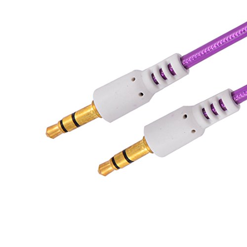 Cable auxiliar de audio 3.5mm macho a macho 1 m miniatura 2