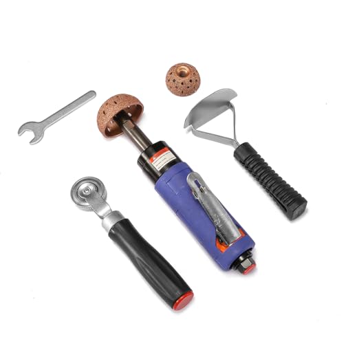 POWER AERO NOVIA Pneumatic Tire Buffer Full Kit Tire Buffing Wheel 55mm 42mm with Tire Patch Roller and Tire Scraper