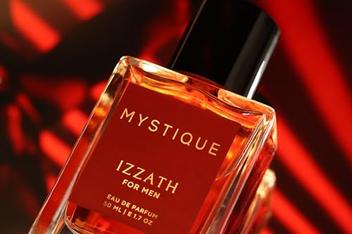 Image of IZZATH Mystique Eau De Parfum (EDP) 50ml | Men's Fragrance with Bergamot, Lavender, Liquor & Moss Notes | Long-Lasting Luxury Perfume