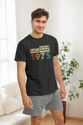 50th Birthday Gifts for Him Vintage 1975 Shirt 50 Year Old Birthday Gifts 1975 Graphic Tee Tops3