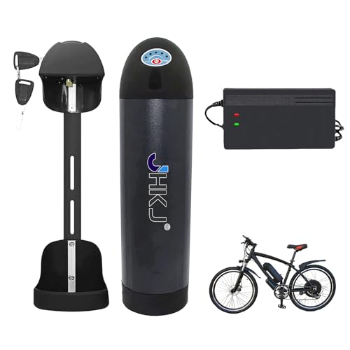 JHKJ Batería de Litio para Bicicleta eléctrica de 24 V, 36 V, 48 V, 8 Ah, 10 Ah, 13 Ah, 15 Ah, 17,5 Ah y 18 Ah. Batería de Bicicleta eléctrica de 36 V y 48 V con Forma de Botella.,48v 8ah