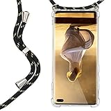 Pnakqil Funda para Samsung Galaxy Grand Prime con Cuerda Carcasa Transparente TPU Silicona Piel Antigolpes Suave con Colgante Collar Correa Protectora Case Cover para Samsung Grand Prime, 02