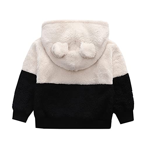 Kids Baby Girls Boys Fleece Thick Warm Hooded Outdoor Warm Pullover Tops Sweatshirts Clothes Toddler 4t Boys4