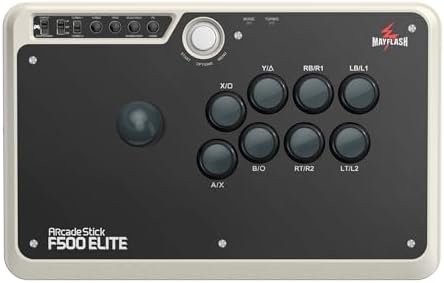 MAYFLASH Arcade Stick F500 Elite con pulsanti e joystick Sanwa pe...