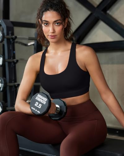 Image of RUNNING GIRL High Impact Sports Bra,Racerback Sports Bras for Women High Support Molded Cup Workout Bra with Sewn in Pads