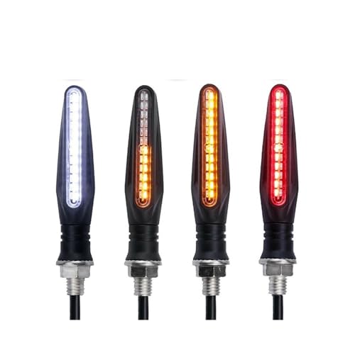 Clignotant de moto à 24LED feu de jour et freinage universel