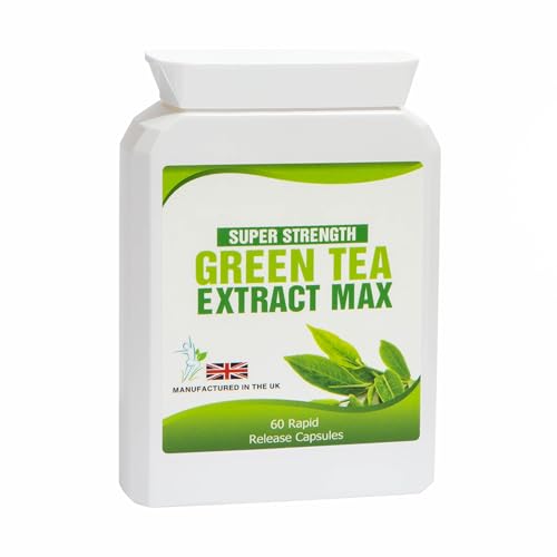 Green Teax Extract Max 60 Capsules Vegetarian 500mg UK Manufactured