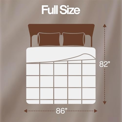 Image of Utopia Bedding Comforter Duvet Insert, Quilted Comforter with Corner Tabs, Box Stitched Down Alternative Comforters Full Size (White, Pack of 2)