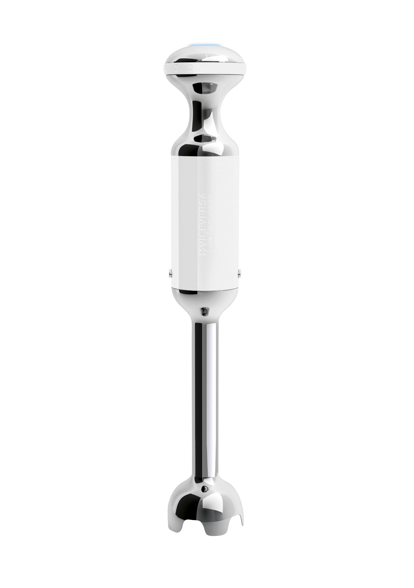 Set Combinato 2pz Viceversa, Spremiagrumi e Frullatore ad Immersione in Acciaio Inossidabile, Design Italiano, Scegli il Colore che Preferisci (Bianco)