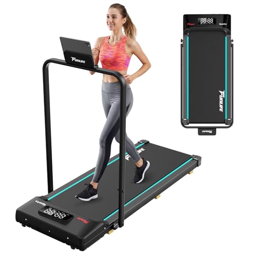 FunLife F1 Tapis de Course 3 en 1 pour la Maison & Le Bureau, Tapis de Marche Pliable Silencieux et Gain de Place, avec Télécommande & Absorption des Chocs...
