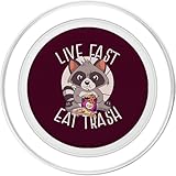 Zoom IMG-1 live fast eat trash divertente Zoom IMG-1 live fast eat trash divertente