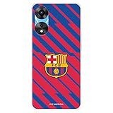 Funda para OPPO A78 5G del FC Barcelona BarÇa Escudo tansparente para Proteger tu móvil. Carcasa de Silicona Flexible con Licencia Oficial FC Barcelona