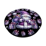 Zoom IMG-1 unique christmas decor purple gnome