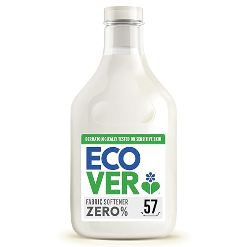Ecover Zero Fabric Softener for Sensitive Skin Baby Fabric Conditioner Dermatologically Tested 57 Washes 1x 1.43L