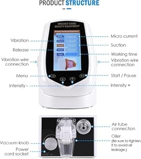Macchina per terapia sottovuoto per sollevamento glutei e modellamento del corpo, uso domestico e salone, include 24 tazze per un trattamento migliorato