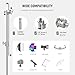 NEEWER 10.5ft Stainless Steel Heavy Duty C Stand with Boom Arm, Quick Setup Base, Thicker Center Rod Max Load 44lb/20kg, Photography Light Stand with 4.2ft Holding Arm for Monolight Softbox, SC320Q