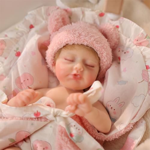 Muñeca Reborn Bebé de Silicona 12 Pulgadas Realista miniatura 6