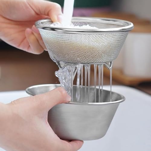 Generic 304 Stainless Steel Colander, Mini Strainer With Mixing Bowl, Small Container For Berries And Beans thumb #3