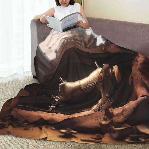Couverture flanelle en microfibre douce et finitions imprimées