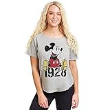 camiseta bts mujer  Disney Mickey Year Camiseta, Gris Deportivo, Pequeña para Mujer