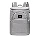 Sac à dos isotherme isotherme, sac de pique- nique isolé, sac isotherme souple et léger de capacité, sac à dos isotherme polyvalent, pour le camping de pique- nique à la plage, gris