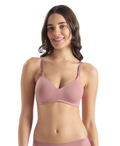 Image of Jockey JW11 Women Wirefree Padded Tencel Lyocell Elastane Stretch Full Coverage Multiway T-Shirt Bra with Adjustable Straps