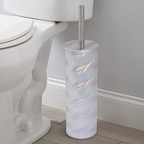 Image of Bath Bliss Holographic Bowl Holder, Bathroom Cleaning, Strong Durable Bristle, Scrubs Hard to Reach Places Toilet-Brushes, 1 Pack