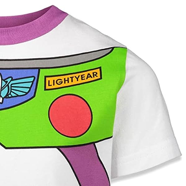Disney Buzz Lightyear - Camisetas de manga corta para niños