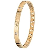 damen armreif silber 58 mm Guess - Bangle-Armreif aus Edelstahl vergoldet Heart
