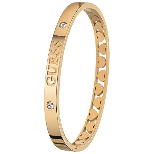 Guess - Bangle-Armreif aus Edelstahl vergoldet Heart