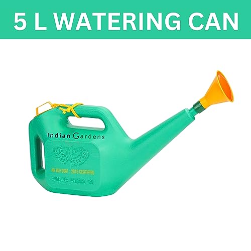 Indian Gardens - Gardening Tools | Gardening for Home Garden | Gardening Tools | Garden Tool for Home Garden (Water Can 5 Litre)