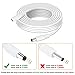 WILDHD Power Extension Cable 16.5ft, 2.1mm x 5.5mm Plug Compatible with 12V DC Adapter Cord for CCTV Security Camera, IP Camera, Standalone DVR(16.5ft White)