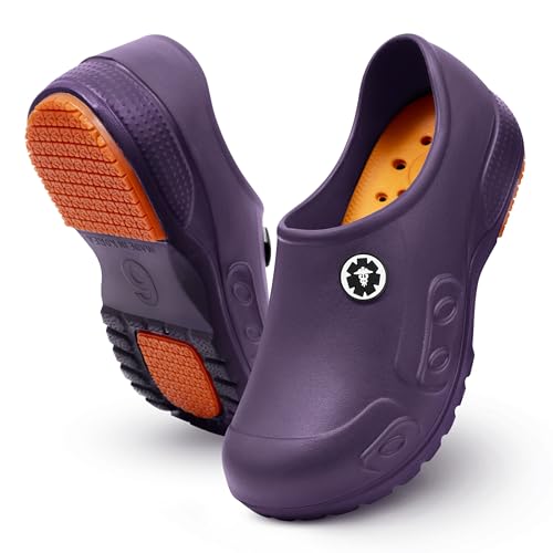 Image of YUNGPRIME Men's and Women's Slip-Resistant Work Shoes - Nursing - Chef Shoes